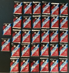 1990-92 Unopened Baseball Pack Lot (x161) Triple Play Ultra Leaf Studio Bowman