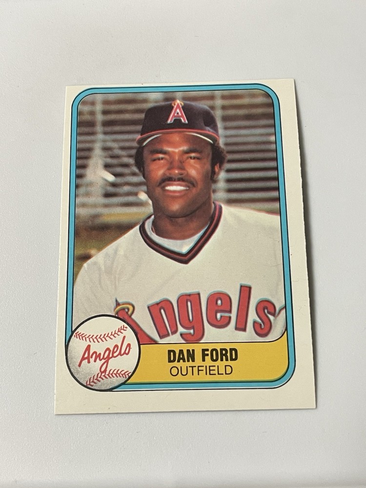 1981 Fleer Dan Ford California Angels