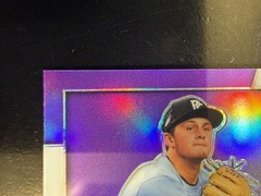 Alex Freeland 2019 Leaf Metal Perfect Game National Showcase Purple Auto /12