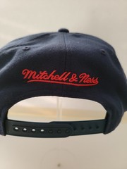 Mitchell & Ness Washington Wizards Navy/Red Snapback Cap Hat One Size