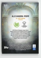 2025-26 Topps Chrome UEFA Women&rsquo;s #QF-22 Alexandra Popp Queens Of Football