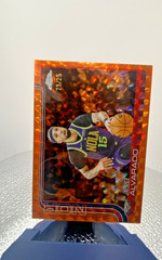 2025-26 Topps Chrome – Jose Alvarado #144 Orange Geometric Refractor 25/25