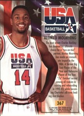 1993-94 Ultra #367 Alonzo Mourning USA – NM