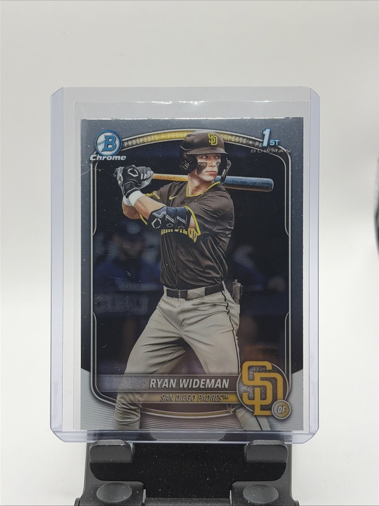 2025 Bowman Draft Chrome Refractor Ryan Wideman San Diego Padres #BDC-190