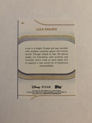 Luca Paguro 2025 Topps Chrome Disney Pixar Luca Aqua Refractor #/299