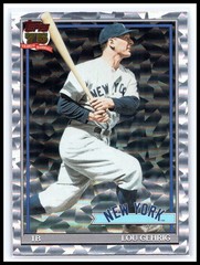 2026 Topps Series 2 Lou Gehrig 1991 Retro Crackle Foil #91B2-30 Yankees SP