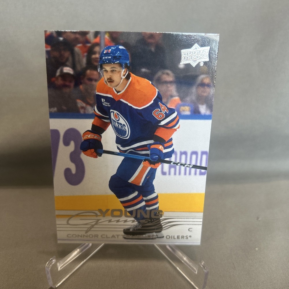 2025-26 Upper Deck- Young Guns Connor Clattenburg #713 (RC) Edmonton Oilers