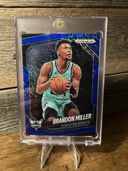 2024-25 Panini Prizm Black Basketball Brandon Miller #81 Blue Shimmer FOTL 06/35