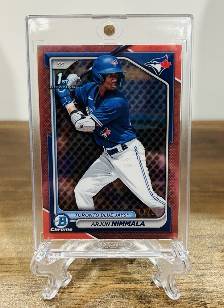 2024 Arjun Nimmala Rose Gold Bowman Chrome 1st /10 #BCP-142