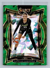 2025 Panini Select WNBA #53 Katie Lou Samuelson Green Ice Prizms