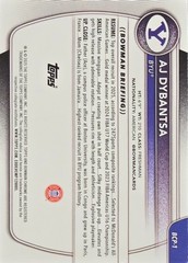 2025-2026 Bowman Basketball AJ Dybantsa 1st Bowman Chrome BCP-1