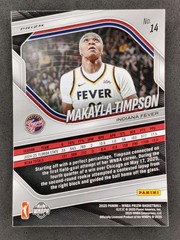 2025 Panini WNBA Prizm MAKAYLA TIMPSON Rookie Silver Prizm #14 Indiana Fever