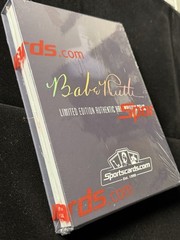 BABE RUTH Signed Cut Handwriting Box Factory Sealed Sportscards.com