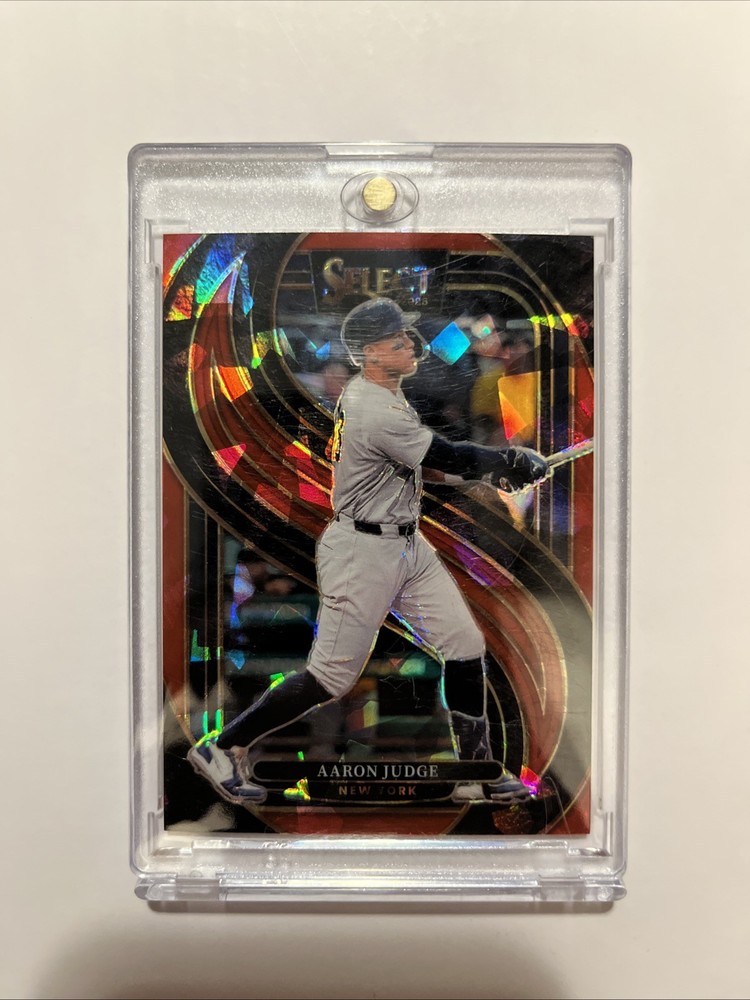 2025 Panini Select – Premier Level Aaron Judge #170 Red Ice Prizm /199