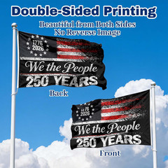America&rsquo;s 250th Anniversary Flag, 3 Ply Year American 3×5 feet, Anniversary06