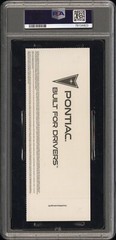 1997 KOBE BRYANT 1ST GAME IN VANCOUVER/16PT ROOKIE YEAR FULL TICKET LAKERS PSA 8