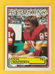 Don Warren 1983 Topps Football Card #200 – Washington Tight End