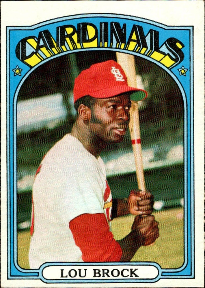 1972 Topps – #200 Lou Brock EX/EX+ HOF!