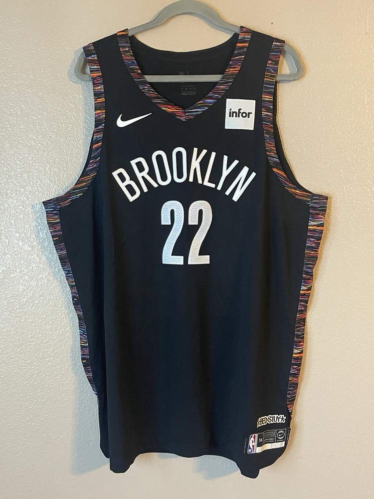 Men’s 56 NWOT Brooklyn Nets Caris LeVert #22 Nike Authentic Jersey City Edition