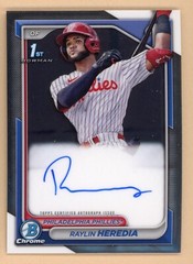 2024 Bowman 1st Chrome – #CPA-RH Raylin Heredia – AUTO – Phillies