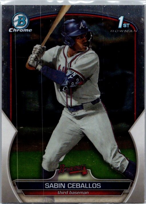 2023 Bowman Draft #BDC-110 Sabin Ceballos Chrome