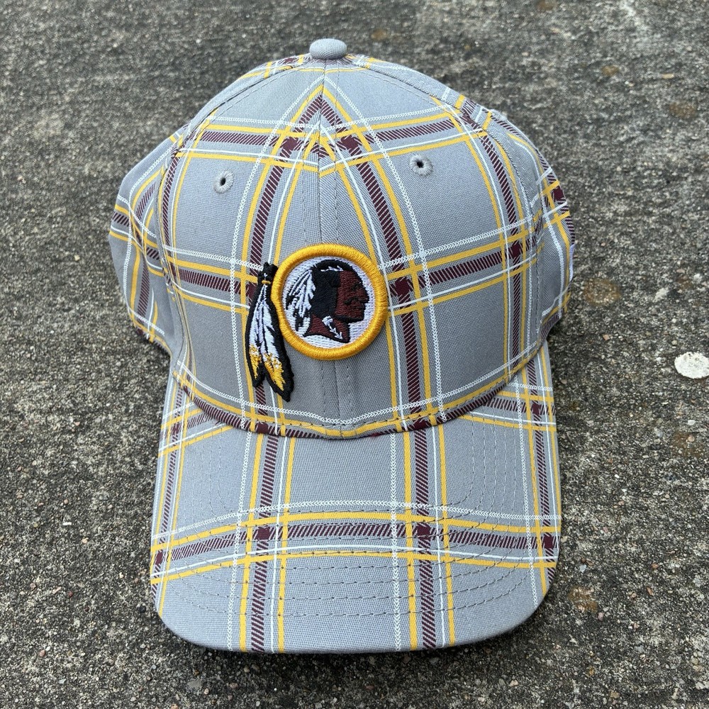 New Era 39THIRTY NFL Washington Redskins Fitted Cap Hat Plaid Small-Medium