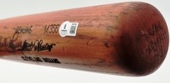 Sandy Alomar Jr. Signed Game Used Louisville Slugger M356 Bat Indians BAS