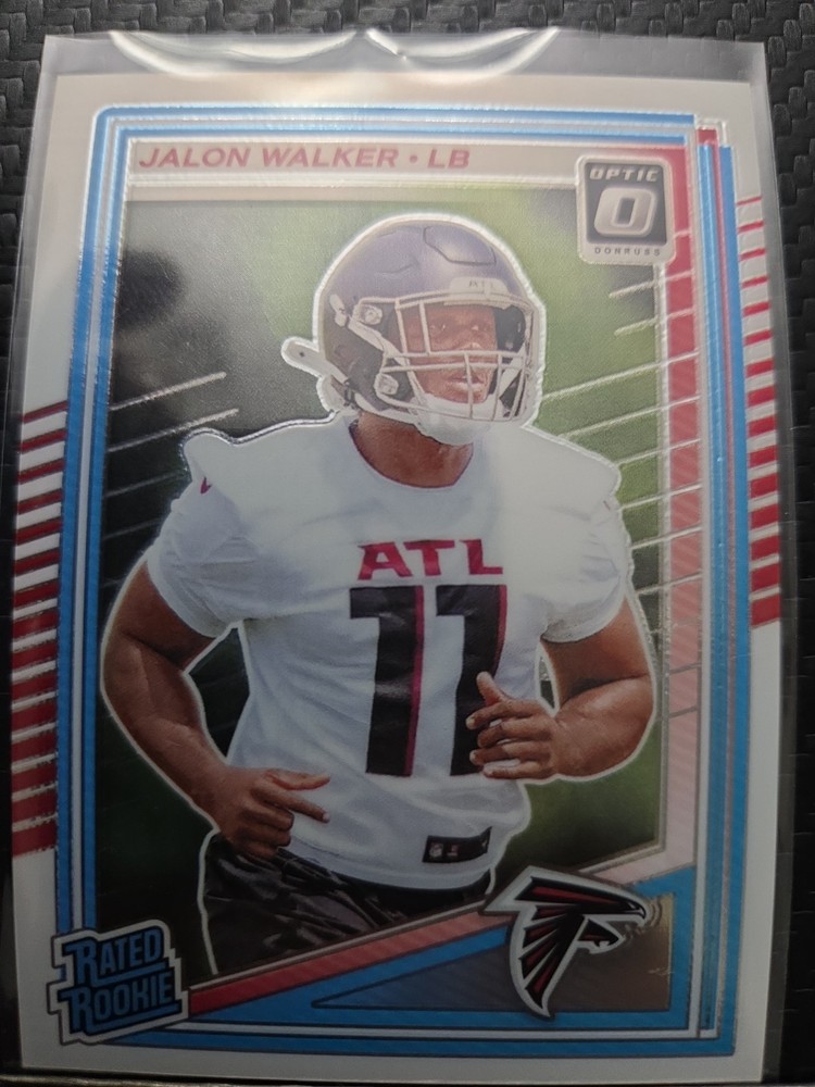 2025 Donruss Optic ~ #290 ~ Jalon Walker ~ Rated Rookie ~ Atlanta Falcons