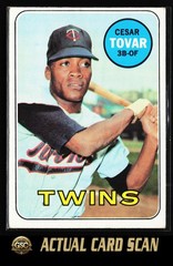 1969 Topps Cesar Tovar #530 Minnesota Twins
