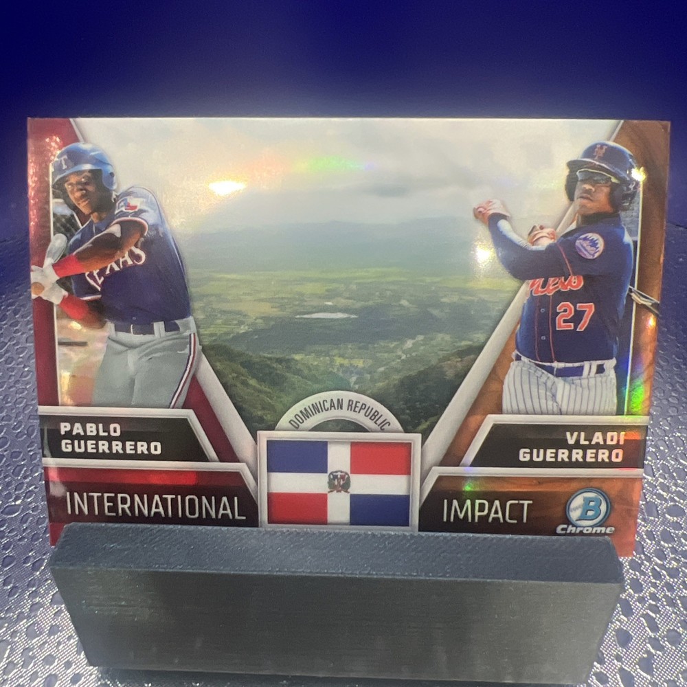 2024 Bowman Chrome Baseball INTERNATIONAL IMPACT — COMPLETE YOUR SET – YOU PICK