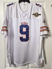 Men&rsquo;s Authentic « The Waterboy – Bobby Boucher » Jersey w/Bourbon Bowl Patch Sz. L