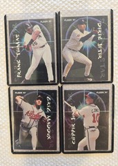 Lot of Four (4) 1997 Fleer Soaring Stars (Jeter, Thomas, Maddux, Chipper)