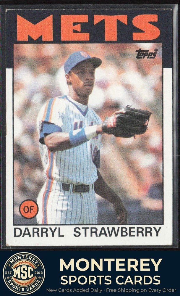 Darryl Strawberry 1986 Topps #80 New York Mets