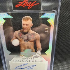 2026 Leaf Spectacular Conor McGregor Auto #&rsquo;d 2/8 Silver Autograph MMA UFC