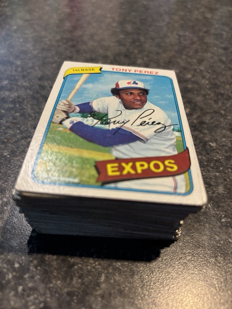 1980 Topps Baseball 60+ Lot W/ Burger King Lot, Perez, Stargell, & More!