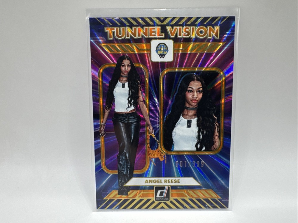 2025 Panini Donruss WNBA Angel Reese Tunnel Vision 001/199 First On Print #9