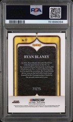 2025 SELECT NASCAR RYAN BLANEY NUMBERS – TIE – DYE ICE PRIZM PSA 9