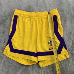 Nike Shorts Womens Medium Los Angeles Sparks WNBA Team Player Issue Yellow