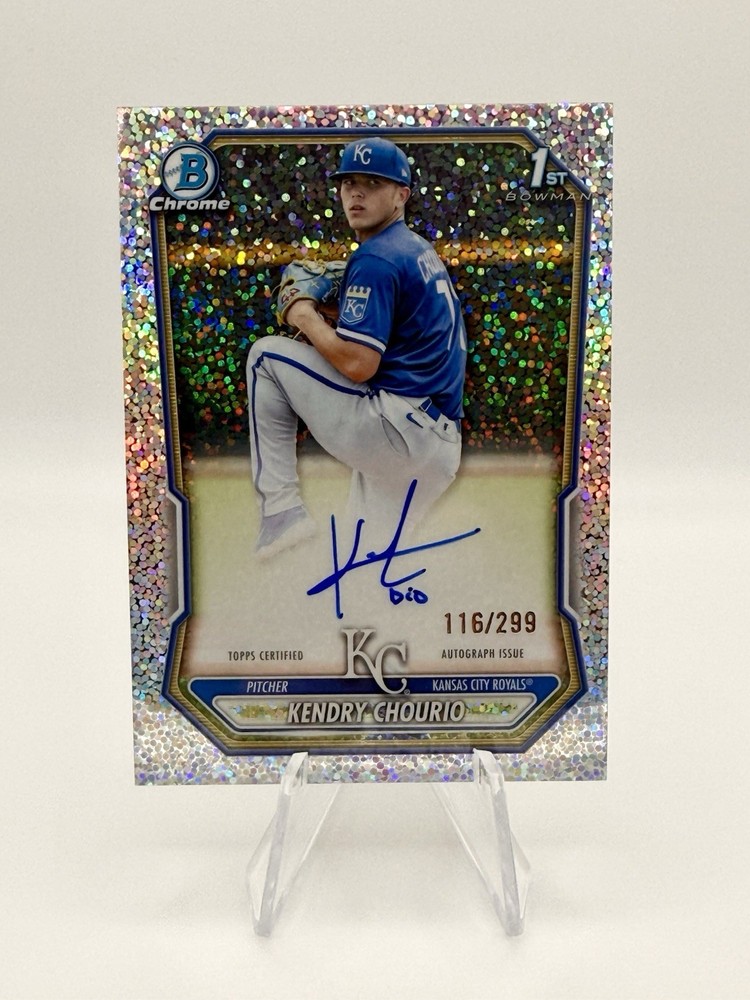 2026 Bowman Baseball Kendry Chourio Speckle Refractor Auto /299 Royals #CPA-KC
