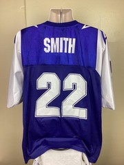 Vtg 90s Emmit Smith Dallas Cowboys Jersey Blue Adult XL Apex NFL Team