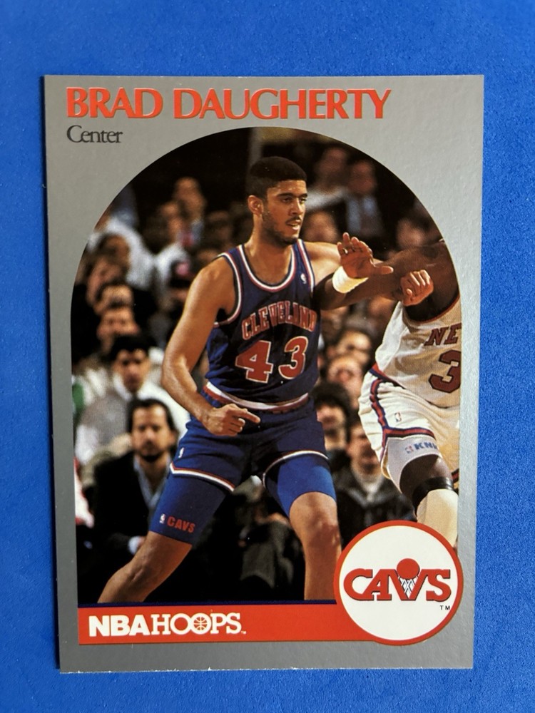 1990-91 NBA Hoops – Brad Daugherty #73 Free Shipping/Toploader