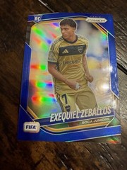 2025-26 Panini Prizm FIFA Exequiel Zeballos #174 Blue /199 Boca Juniors