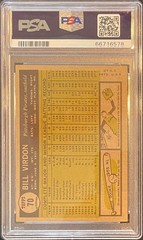 1961 Topps – Bill Virdon #70 PSA 4