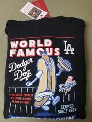 New Mitchell & Ness Mens MLB Los Angeles Dodgers Dodger Dog Hoodie.