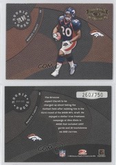 2005 Donruss Throwback Threads Rookie Hoggs /750 Maurice Clarett #RH-32 RC 0a1