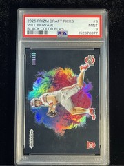 2025 Prizm Draft Picks #3 Will Howard Black Color Blast RC *HOT POP SP*