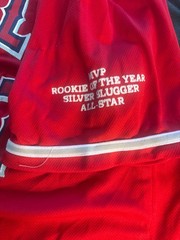 MIke Trout rare Angels SGA jersey pre-pandemic Kloanz stadium give away CF