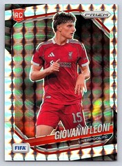 2025-26 Panini Prizm FIFA #95 Giovanni Leoni Silver Prizms