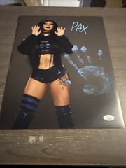 Tatum Paxley Signed 11×14 Photo With Handprint Jsa Certified Wwe Nxt