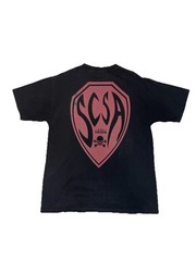 Vintage Stone Cold Steve Austin T-Shirt WWF rap tee Shield Sz L 1995 SCSA